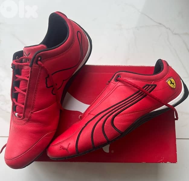 Puma Drift Cat 4 Ferrari Red Shoes size 42 with box 7