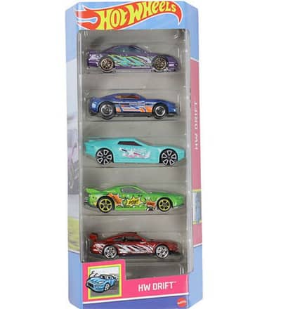 hotwheels hw drift pack of 5