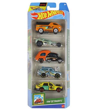 hotwheels hw getaways pack of 5