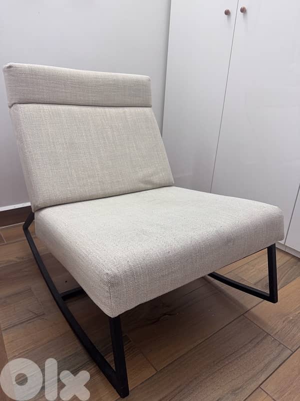 baby bed & rocking chair like new 1