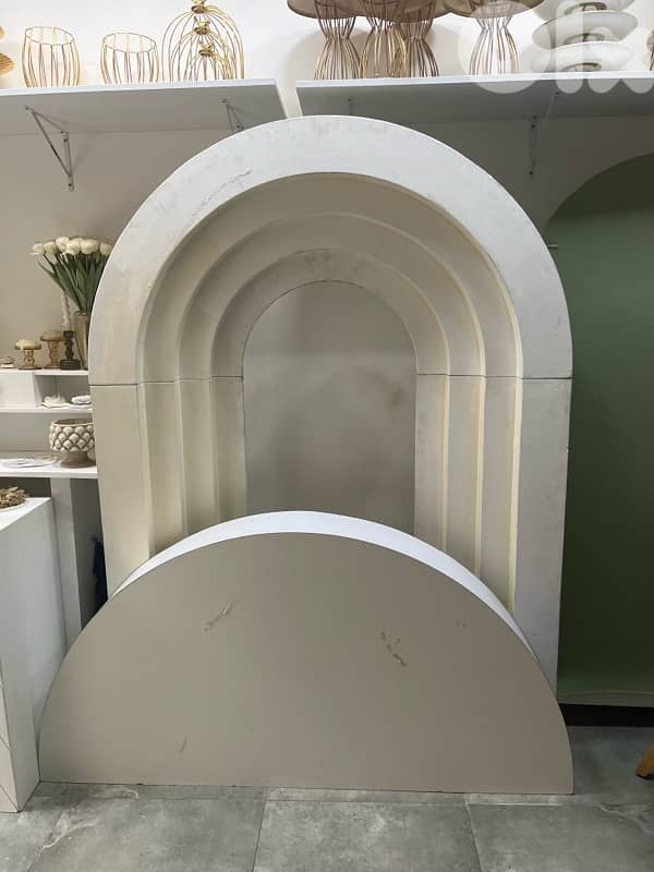 event decoration backdrop and tables 2