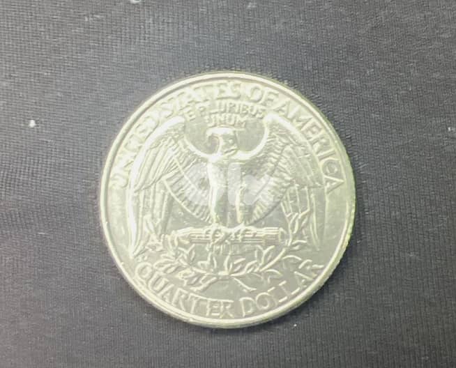 US Quarter Dollar 1993 - P Silver Mint Coin Washington Liberty Reverse 1