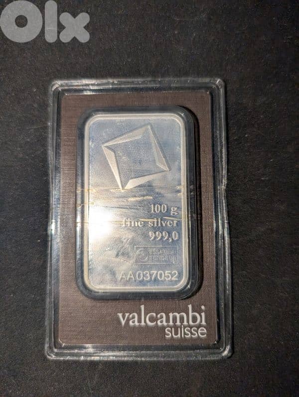 Valcambi 100G Silver 1