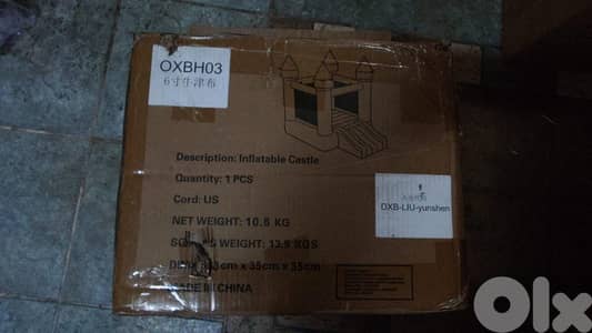 6FT Inflatable Bouncer Castle OXBH03