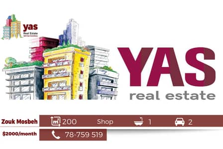 Zouk Mosbeh 200m2 | Shop | Main Road | Rent | Accessible | EL |