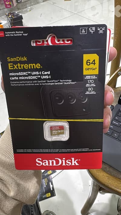 Sandisk Extreme microsdxc 64gb up to 170mb/s