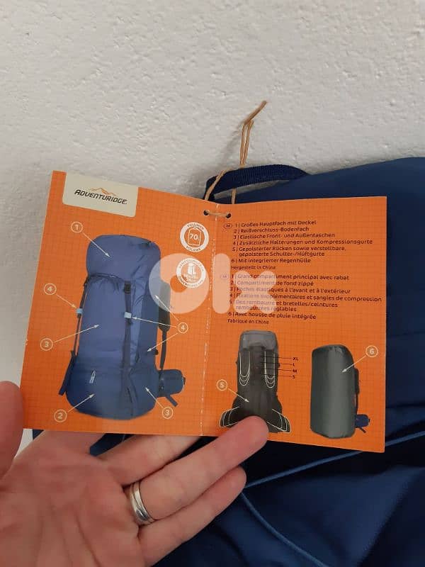 adventutidge trekjing backpack 70L 4