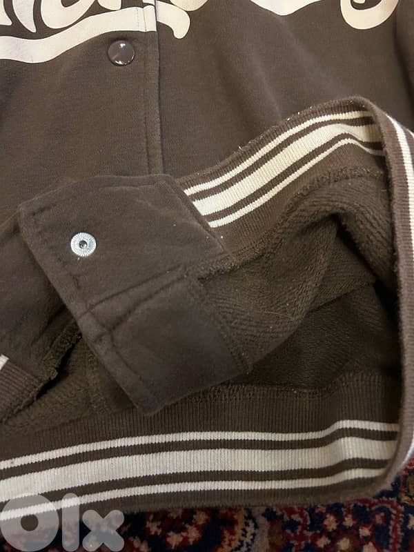 Varsity Jacket – Brown & Beige – Size S- BERSHKA 2