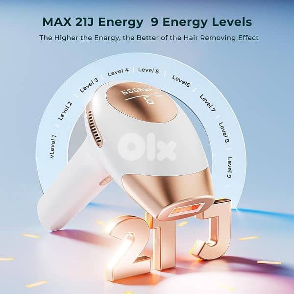 LUBEX 21J IPL Hair Removal Device, 3-in-1 Functions HR/SC/RA 2