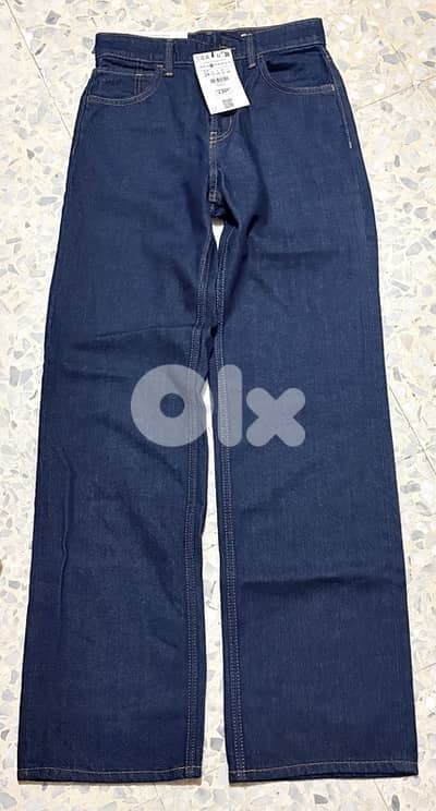 BERSHKA - NEW - Straight jeans with wide legs