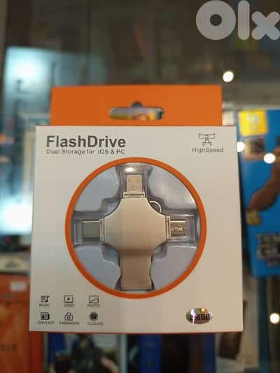 flash drive dual storage for ios and pc