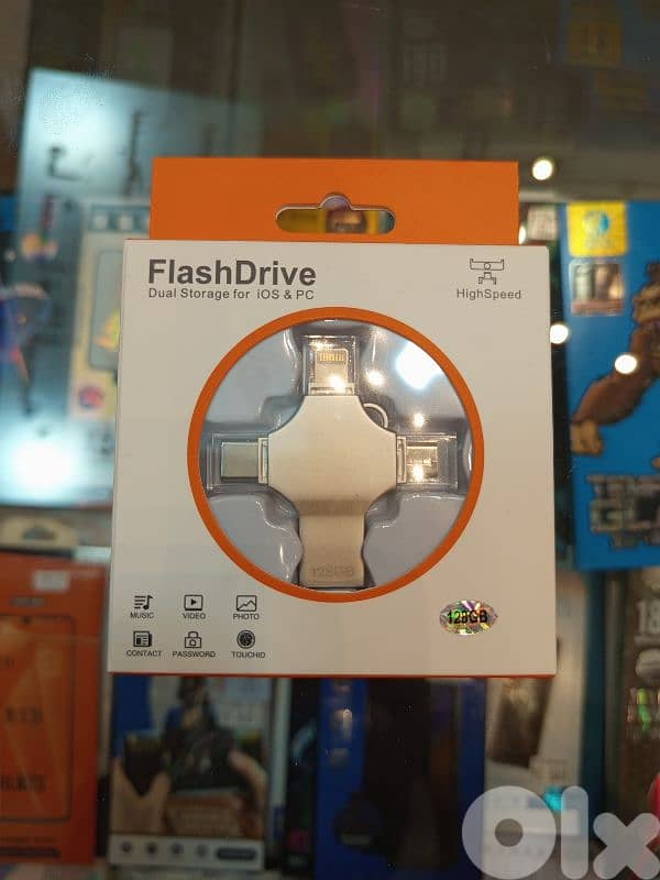 flash drive dual storage for ios and pc 1