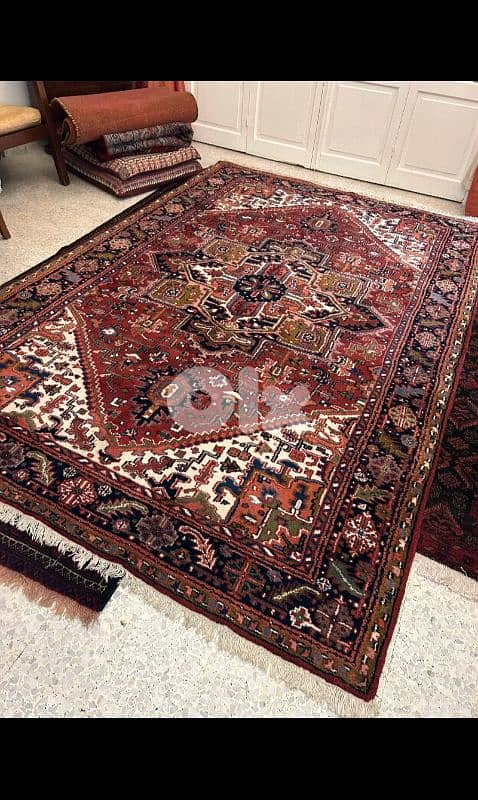 سجادة عجمي قراوان انتيك من النوادر 1