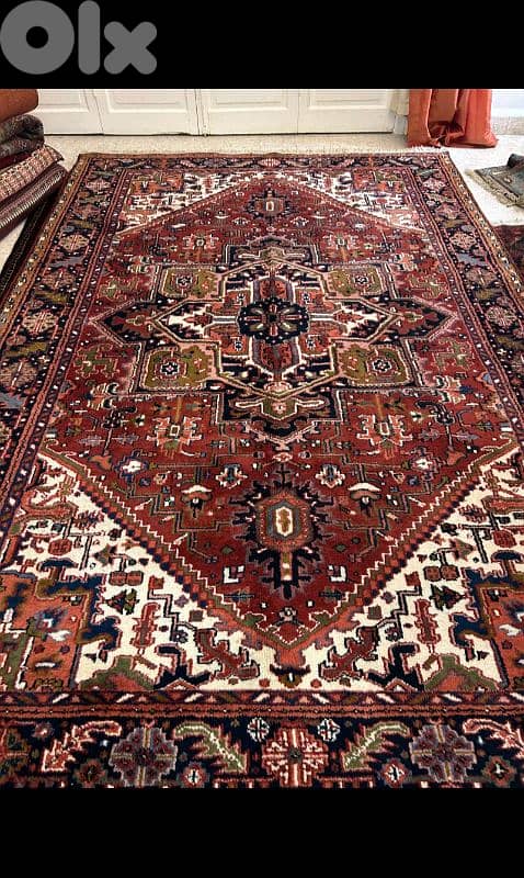 سجادة عجمي قراوان انتيك من النوادر 4