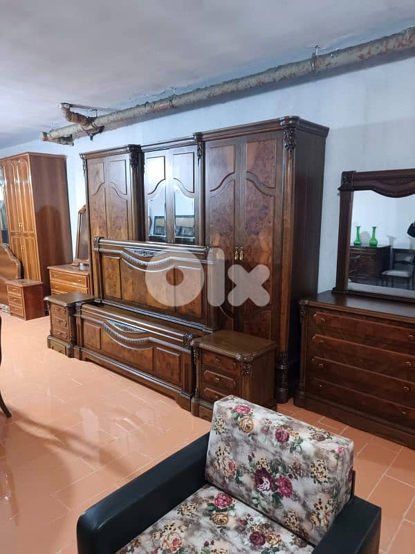 اوضة نوم خشب زان ولاتي ملبسة قشرة زان 5