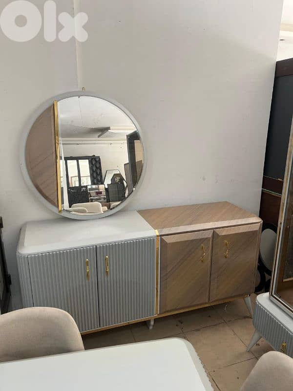 اوضة سفرة مودرن تركية شبه جديدة 2