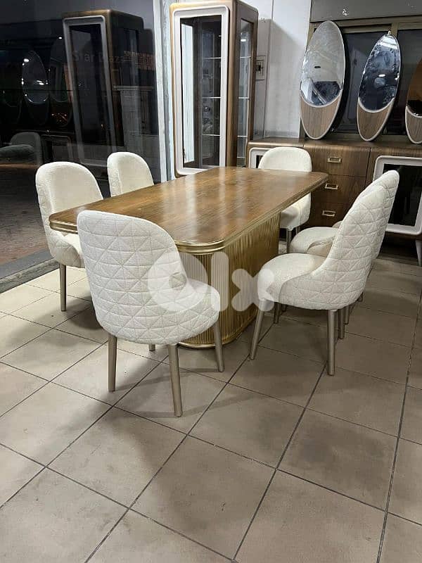 اوضة سفرة تركية كتير مرتبة ونظيفة شبه جديد 1