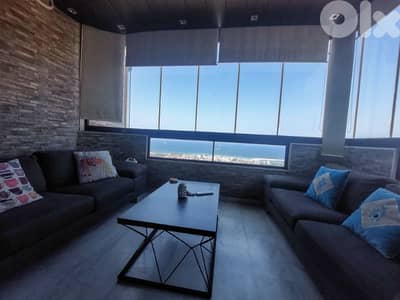 Fully Furnished Apartment in Dbayeh, Metn with a Breathtaking Sea View