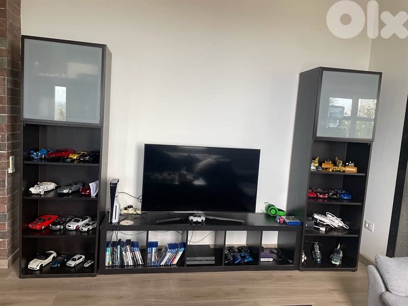 TV unit and shelves 1