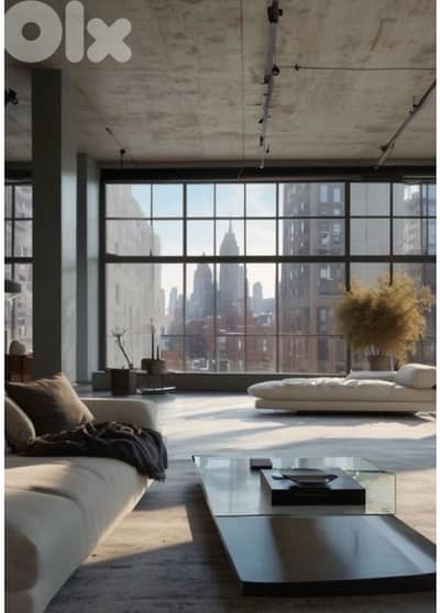 Industrial style lofty living