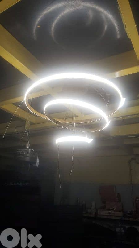 GOLD LED CHANDLIER 4