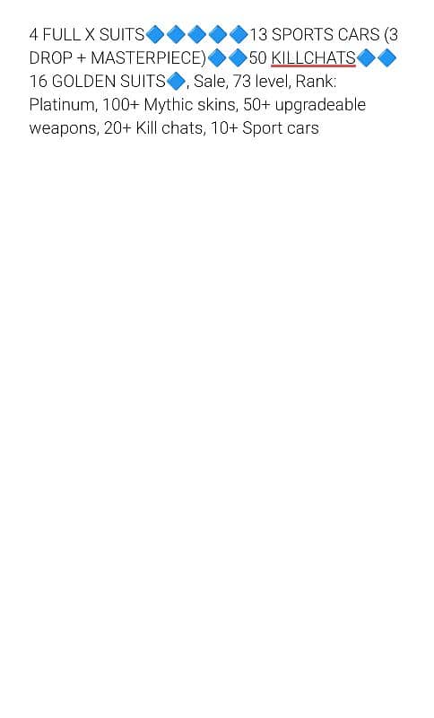 Pubg mobile account for sale 5