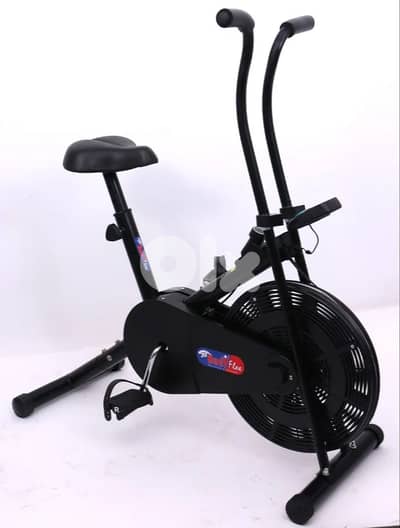 Static exercise bike with handles