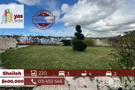 Sheileh 220m2 | 450m2 Terrace / Garden | Furnished | Decorated | View