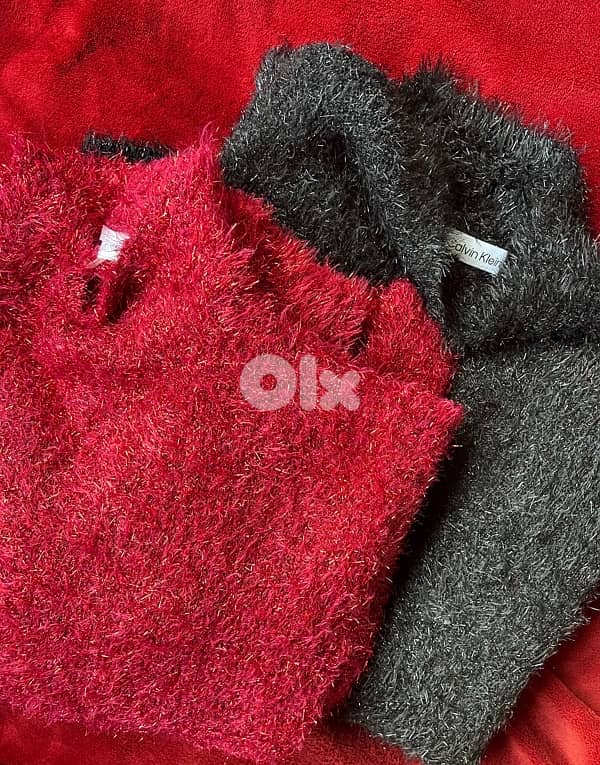 CALVIN KLEIN ORIGINAL FUZZY TOPS 5