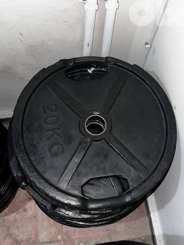 Gym Weight Plates Good Condition 1