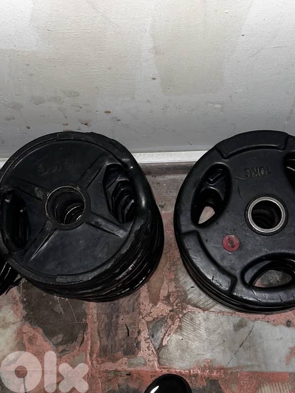 Gym Weight Plates Good Condition 3