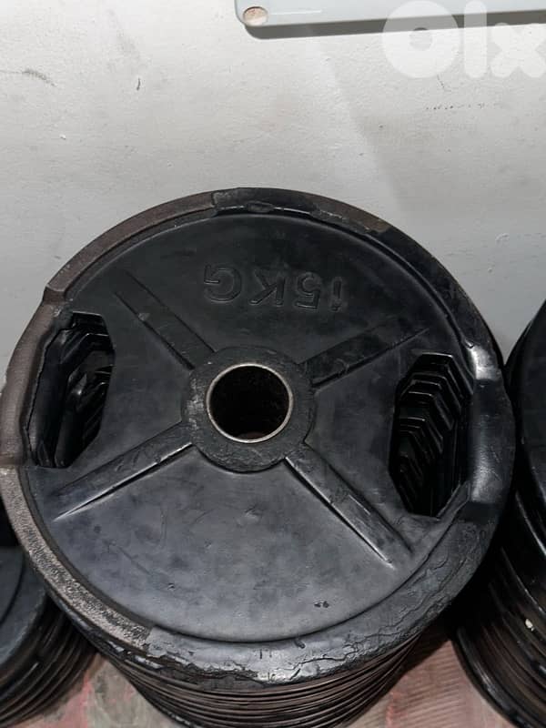 Gym Weight Plates Good Condition 4
