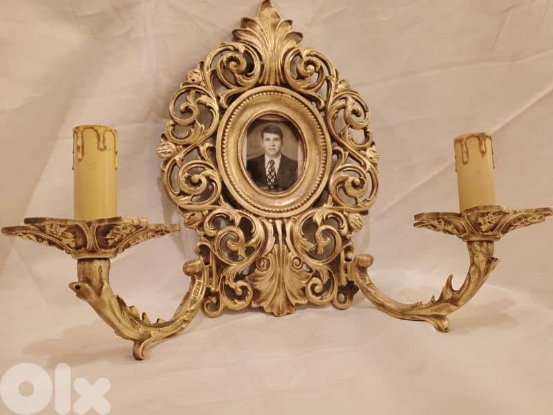 أبليكات نحاس أنتيك حجم كبير 1