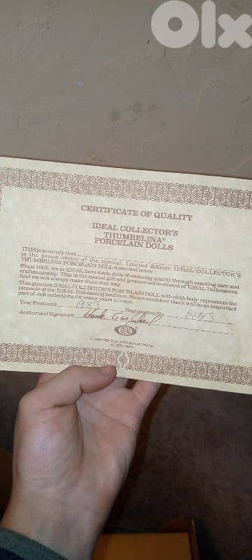 Thumbelina porcelain Dolls 1983s 3