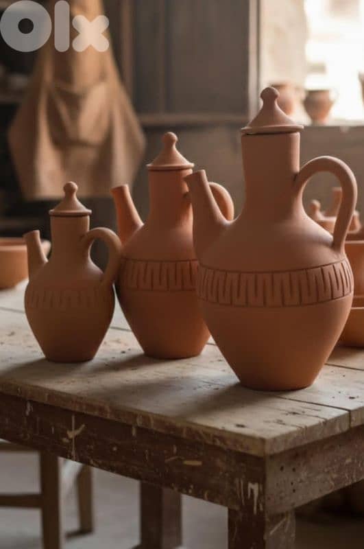 فخاريات راقية خام غير مطلي 5