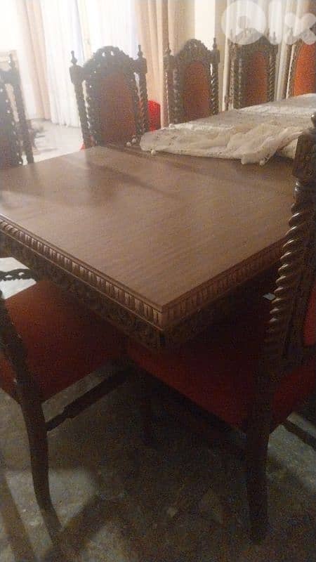 12 chairs dining table Expandable ttable 7