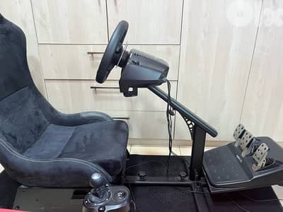 x box 1 + 2 console + full car simulator + 3 video games