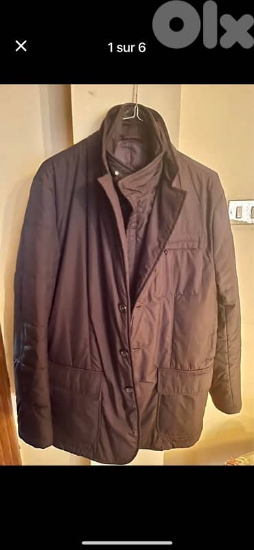 جاكيت بني انوراك رجالي  بضاعه المانيه رايعه 1