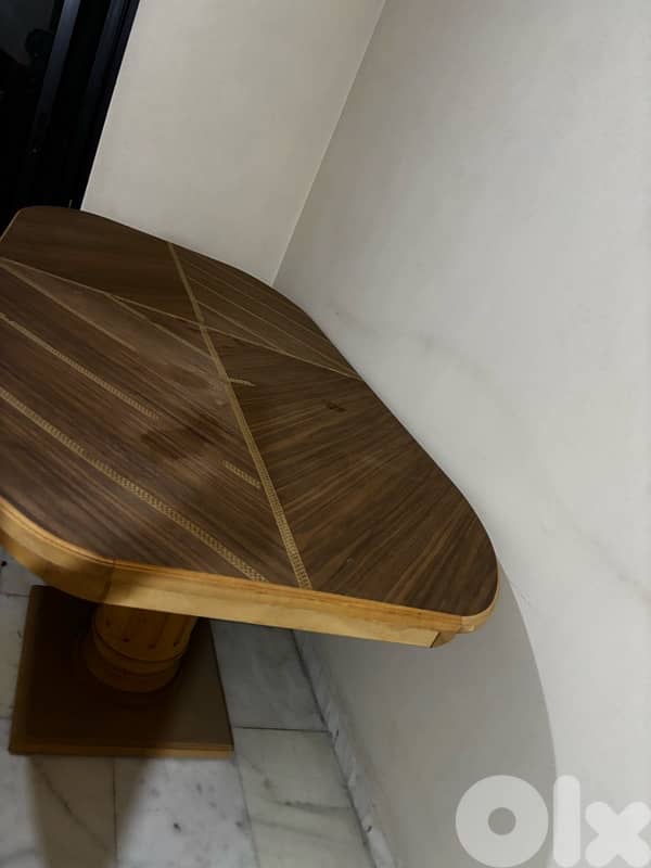 Wood dining table 1