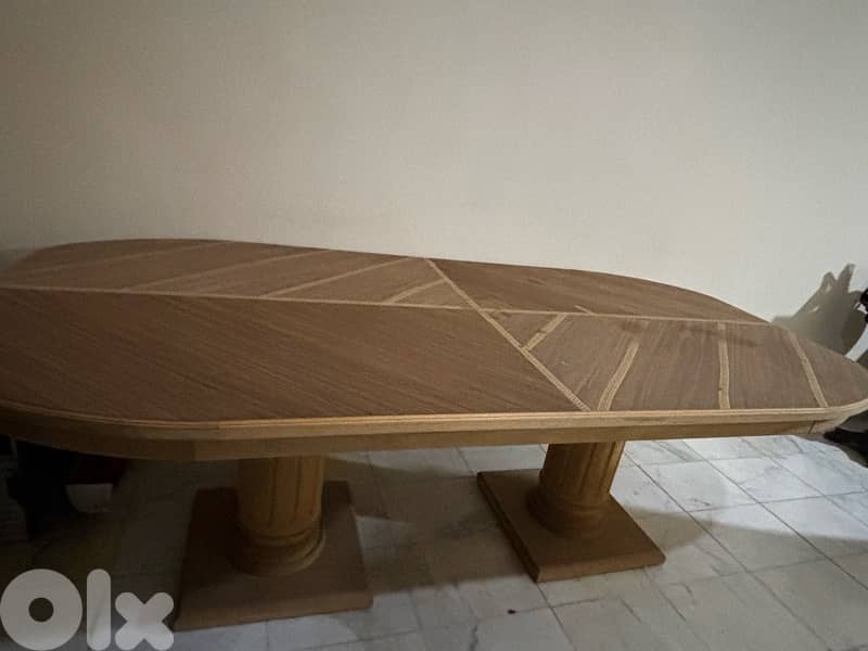 Wood dining table 3