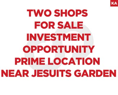 Two Shops for Sale for the Price of One in Achrafieh ! REF#KA130829 !