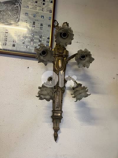 frensh applique bronze ابليك برونز فرنسي غلوب وردة مميز حداا حجم كبير