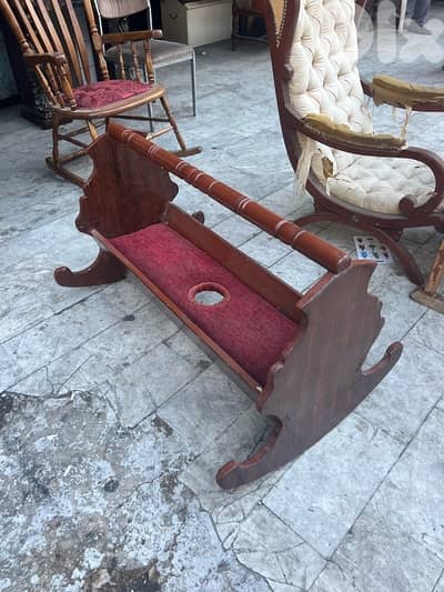 vintage bed antique تخت طفل قديم انتيك مميز ولا اروع سعر لقطة