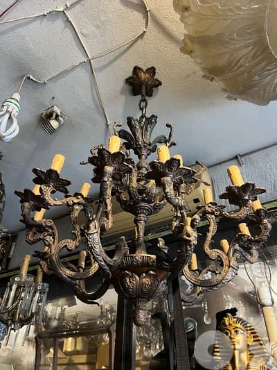 frensh lustre bronze ثرية برونز فرنسية ولا اروع من اجمل القطع