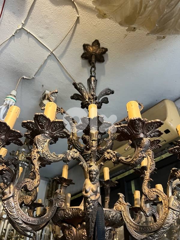 frensh lustre bronze ثرية برونز فرنسية ولا اروع من اجمل القطع 2