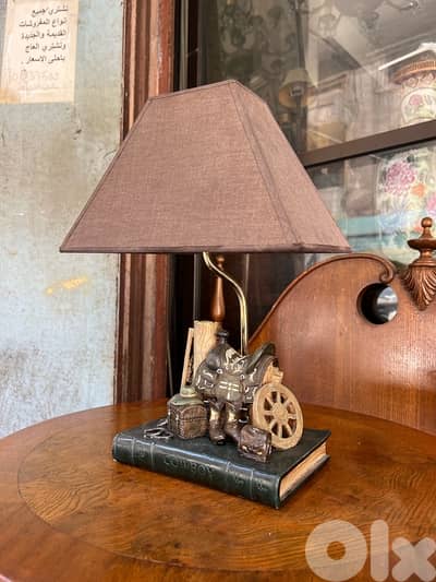 vintage lamp desk 1950’s لمبادير مميز تصميم الخسمينات روعة سعر لقطة