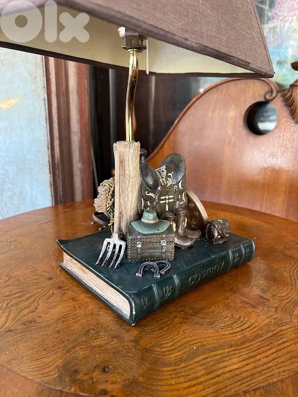 vintage lamp desk 1950’s لمبادير مميز تصميم الخسمينات روعة سعر لقطة 1