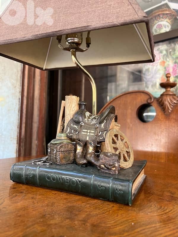 vintage lamp desk 1950’s لمبادير مميز تصميم الخسمينات روعة سعر لقطة 2