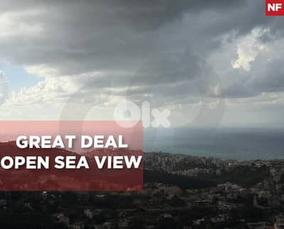 great deal, open sea view, Keserouan, Ain El Rihaneh REF#NF01728