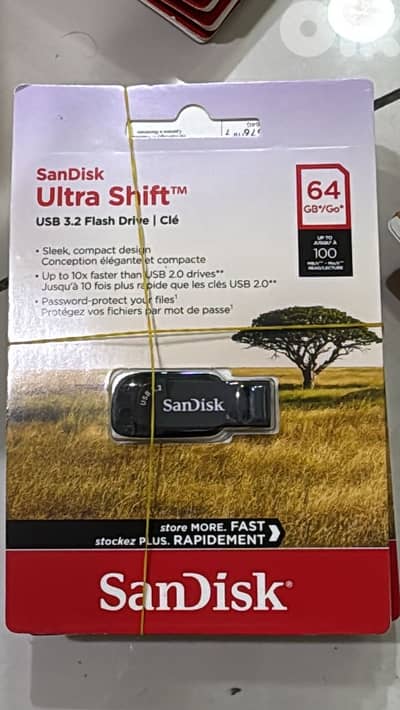 Sandisk ultra shift flash drive 3.2 64gb
